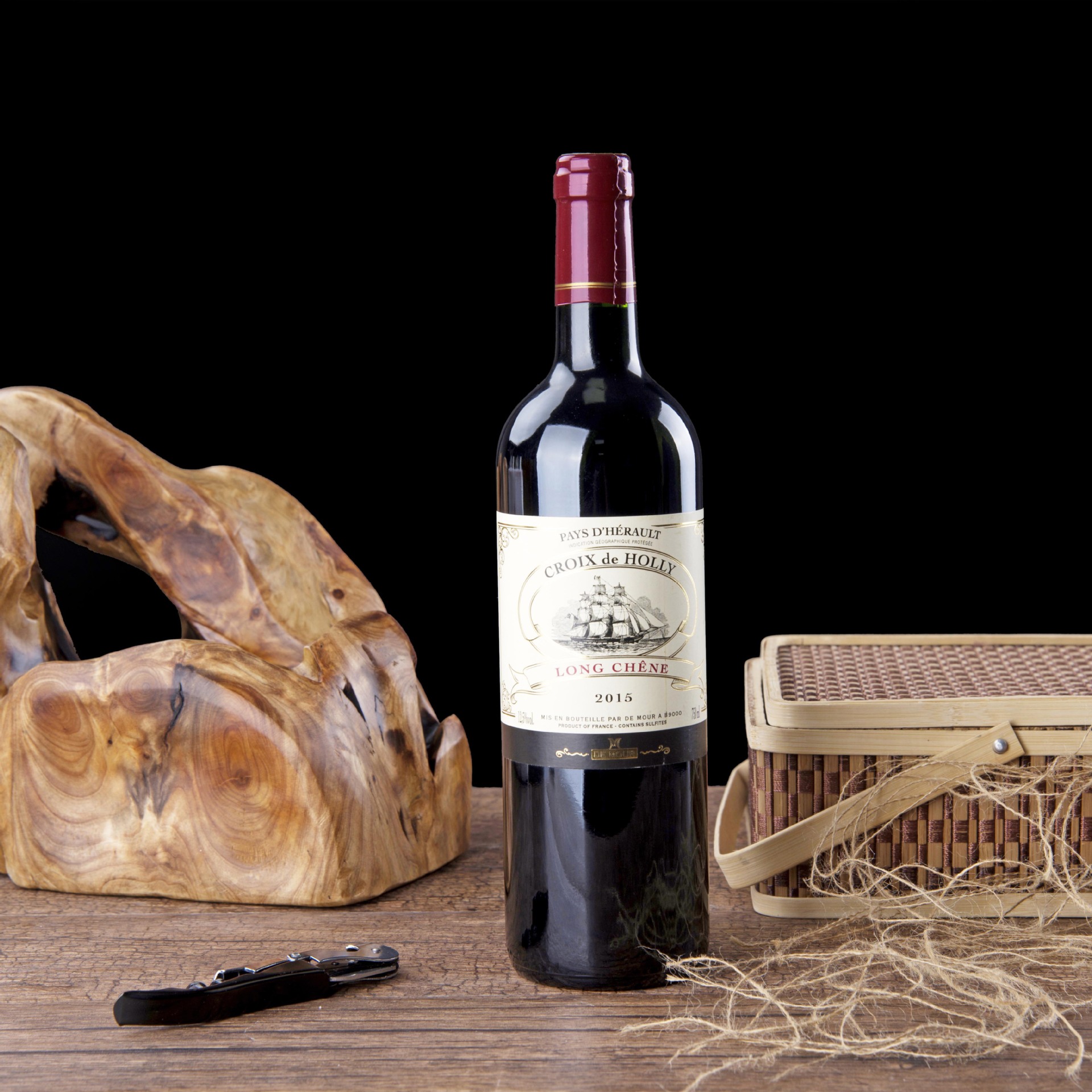 法国红酒 法国原瓶进口干红葡萄酒 美乐梅洛干红礼品推荐