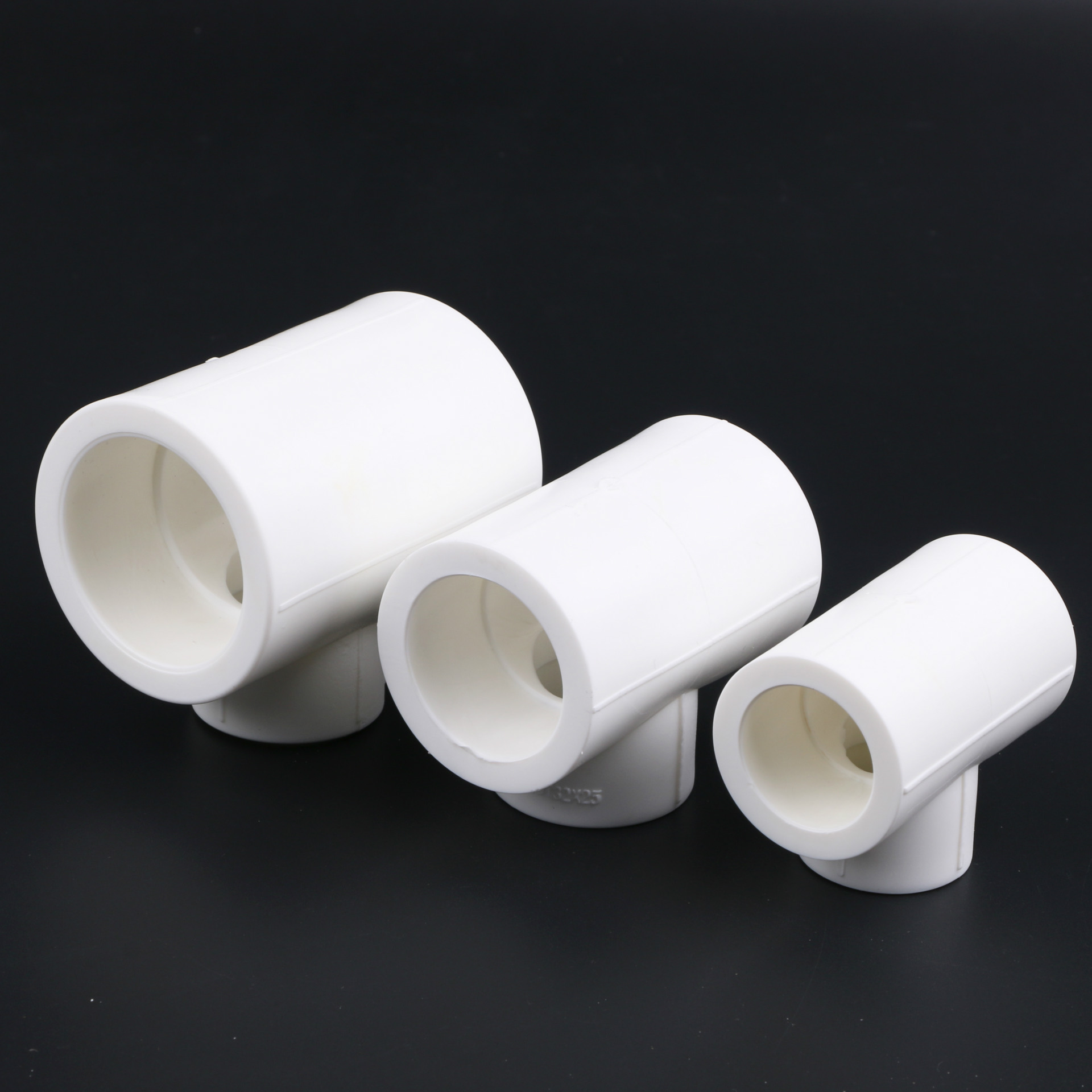厂家直销pp-r管件给水配件变径三通异径三通家装精品全新料制作
