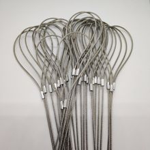 不锈钢钢丝绳端子包胶钢丝绳铝套包塑钢丝绳钢丝锁具五金饰品