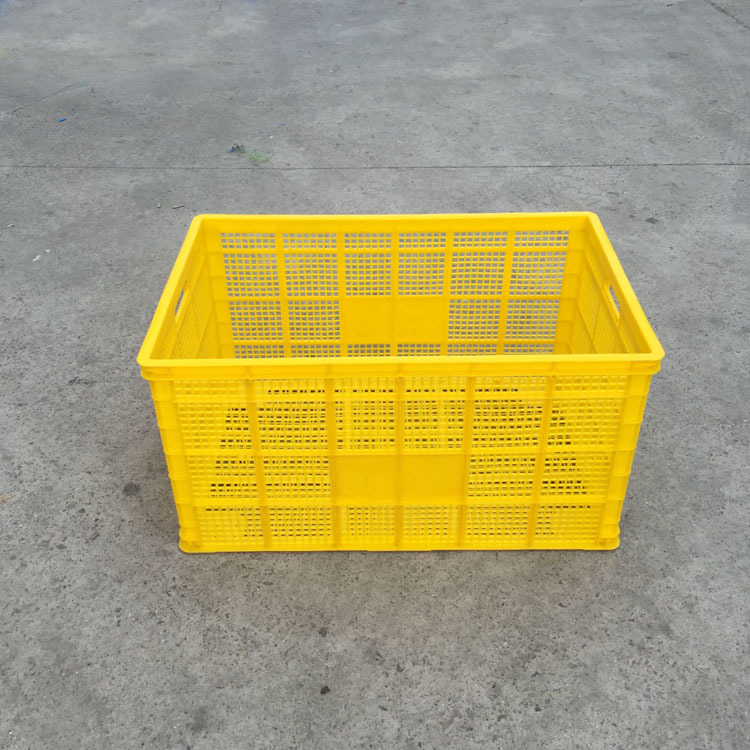 塑料周转筐黄色加厚大号1米筐大网格塑料筐