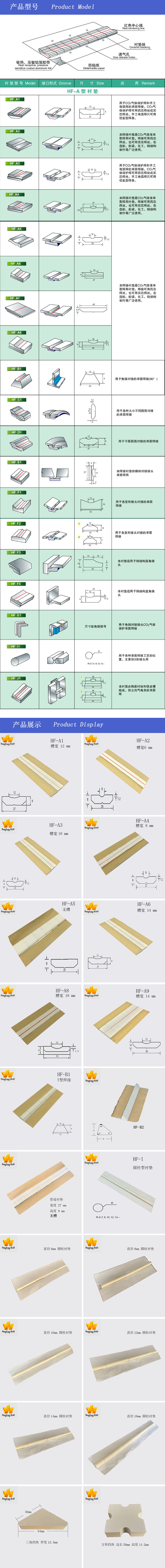 工厂直销 价格优规格全质量保证hf 恒丰陶瓷焊接衬垫批发