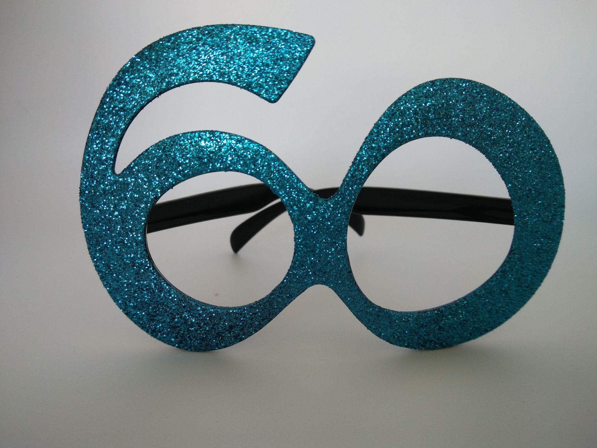 【专业生产舞会眼镜】 60 新年数字眼镜,金粉派对眼镜