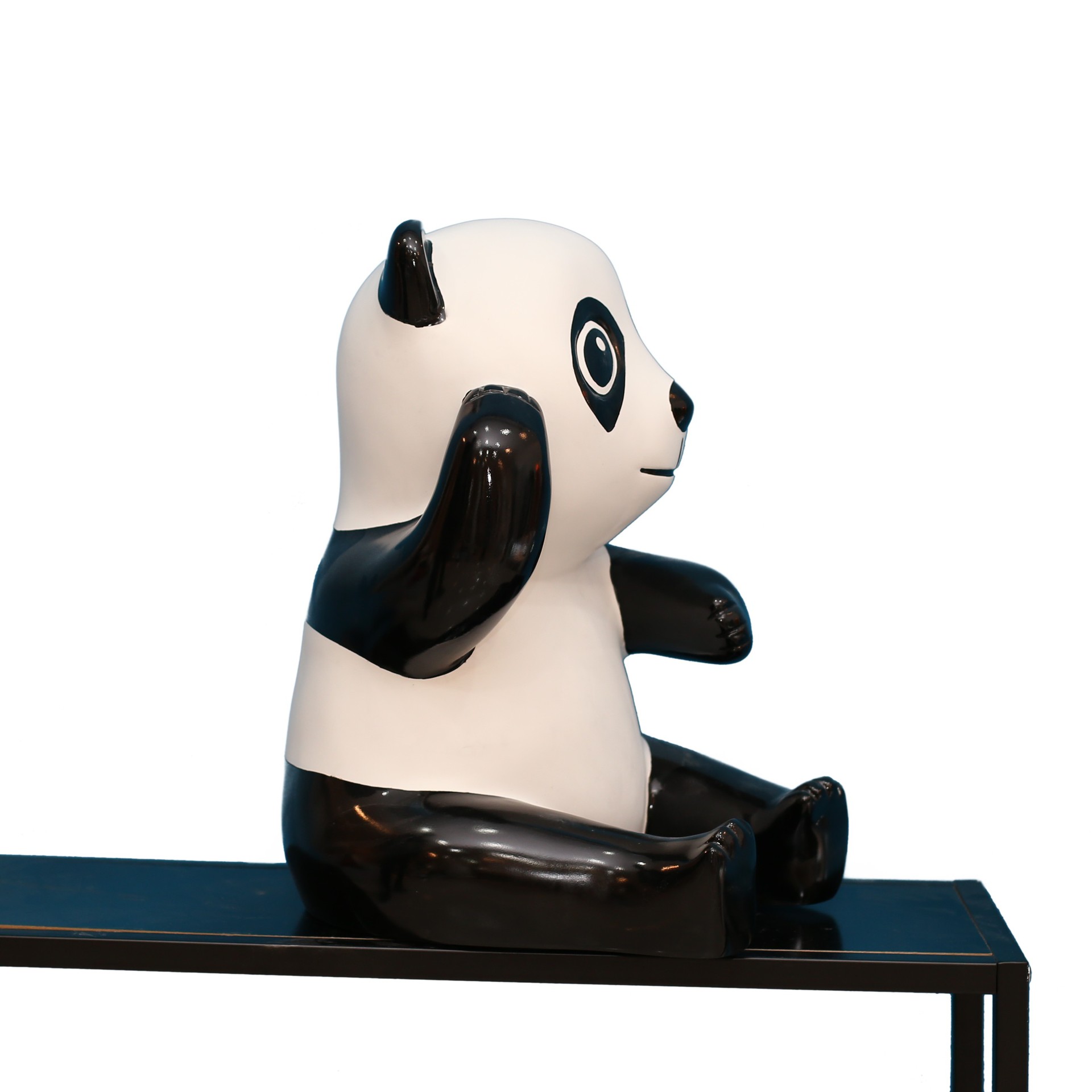 比比特厂家直销 仿真大熊猫玻璃钢展示道具 卡通展示 活动展示