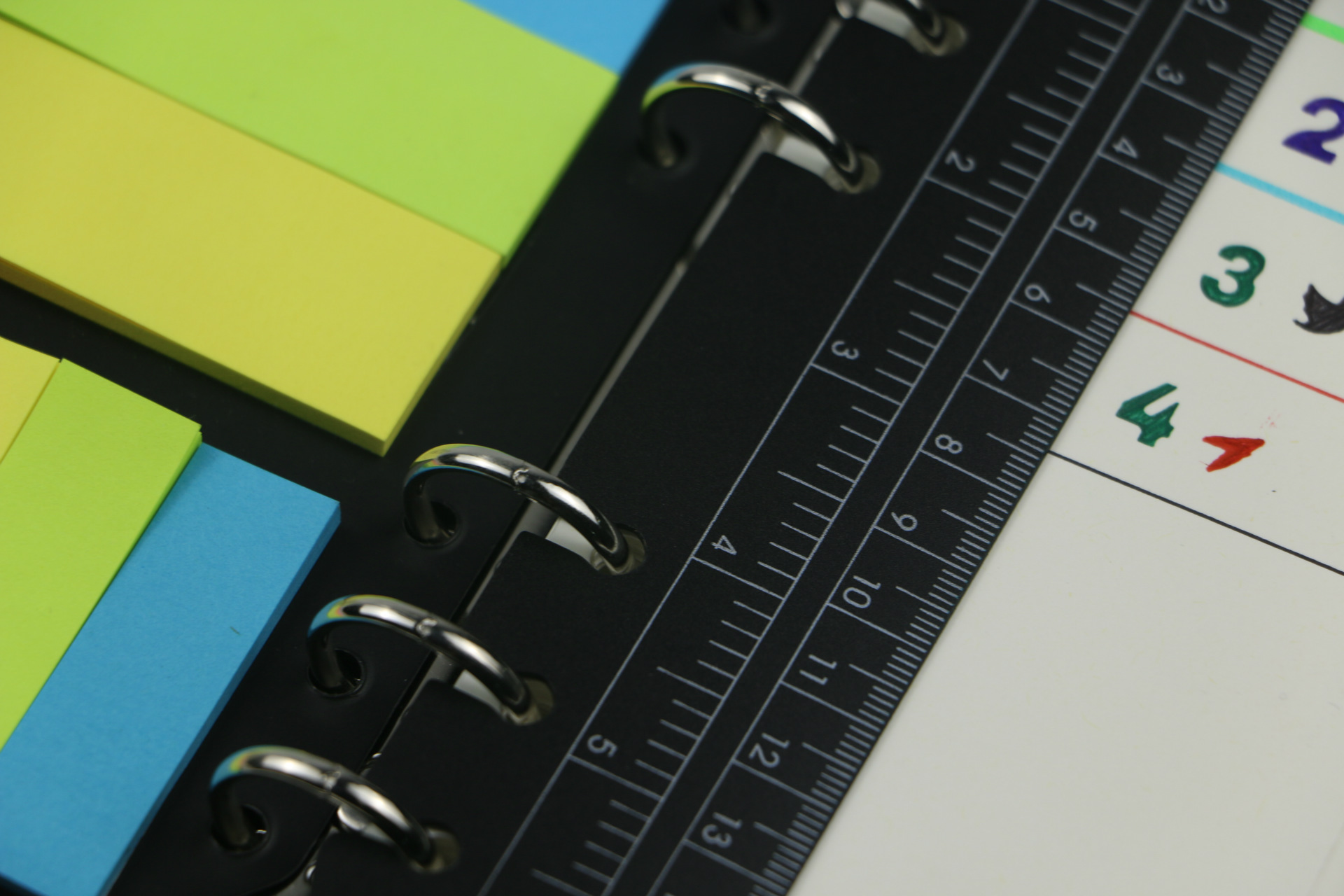 新款可定制款弹力today尺直尺 活页本pvc隔页尺塑料尺子厂家直销