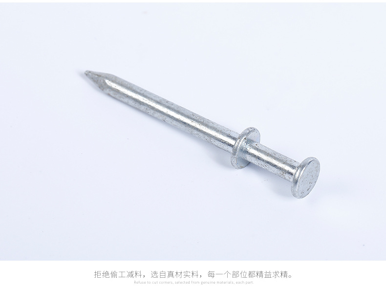 厂家供应五金建材双帽钉 不锈钢门窗紧固连接双头铁钉加工定制