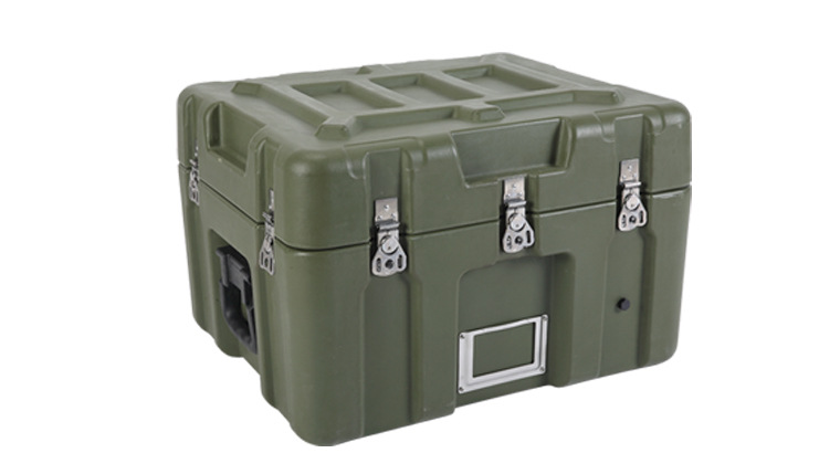 剑火534338现货供应部队军用中型滚塑箱演习战备器材箱野战物资箱