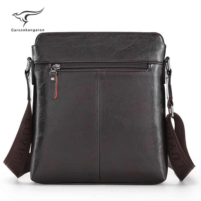 New Men's Bag Vertical Shoulder Bag Casual Messenger Bag Korean Fashion Business Men's Bag Crossbody