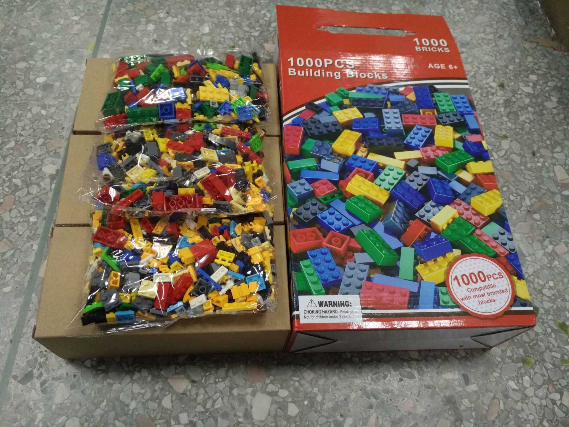 澳洲积木1000块building blocks儿童拼搭早教益智玩具