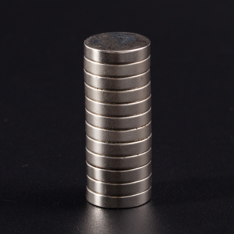 浙江厂家现货直销定做d10*1mm圆形圆片钕铁硼强力磁铁