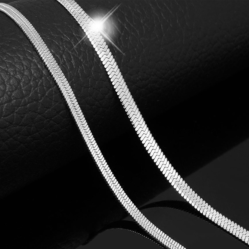 韩版时尚钛钢刀片链潮男压扁不锈钢项链淘宝微商爆款锁骨链