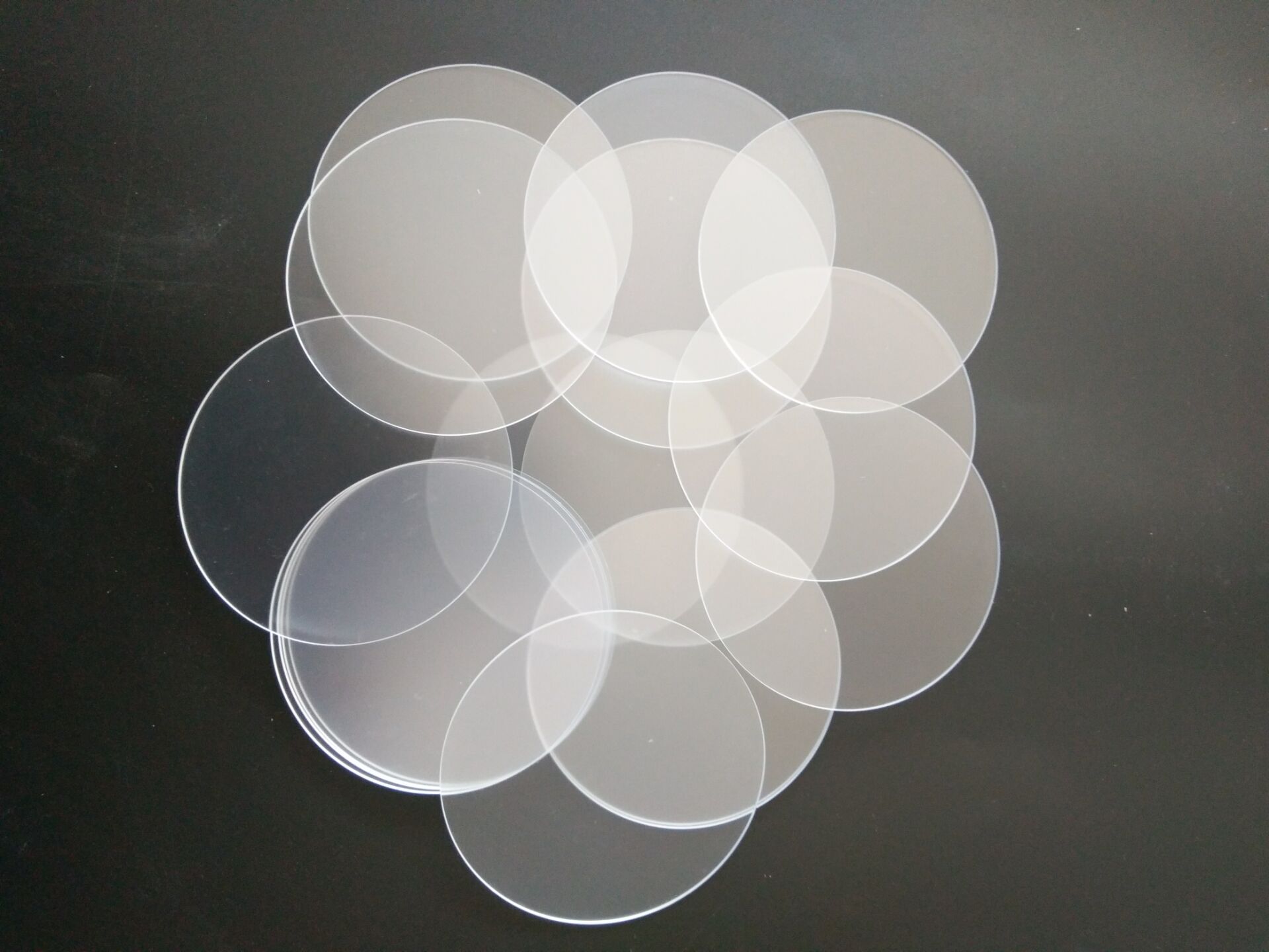 pc 亚克力透明圆片镜片雕刻切割 包工包料厂家加工