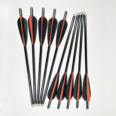 展羿射箭用品弩配件 3寸塑料羽固定头338箭 8mm玻纤箭厂家直销