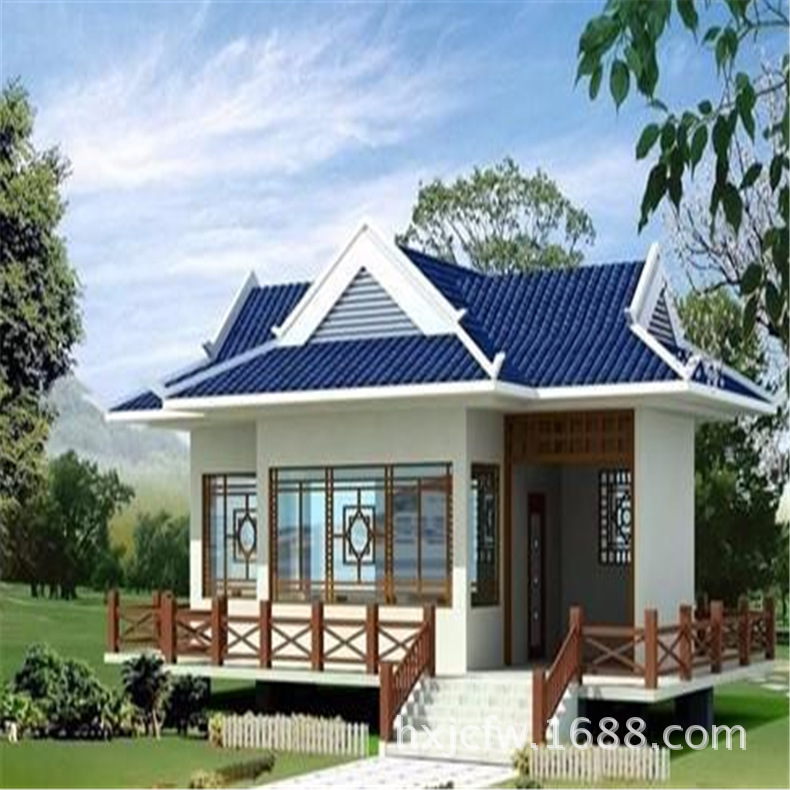 湖玺两层轻钢别墅造价 轻钢房建筑公司 钢结构龙骨别墅一平方价格