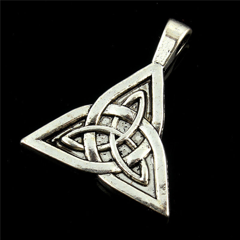 速卖通欧美风创意饰品 神秘魔法三角形条纹图案手链项链小吊坠