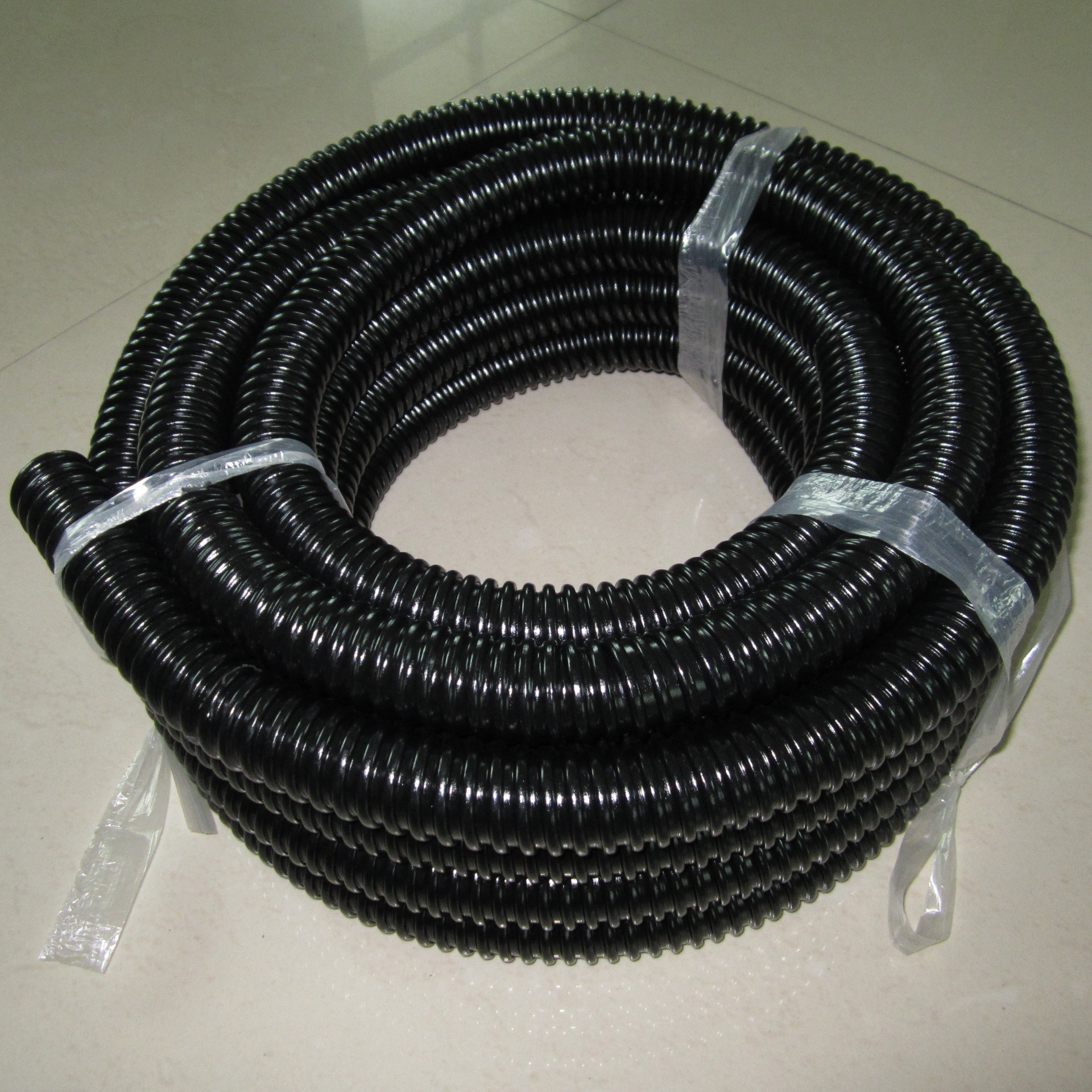 厂家供应 加筋缠绕管 pvc塑料水烟管 pvc加筋塑筋缠绕管