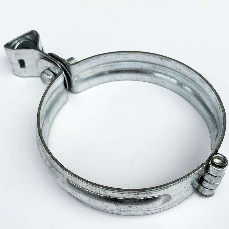 镀锌金属合页吊卡 消防灯笼抱箍 圆形万向吊卡管夹∮25 厂家直销