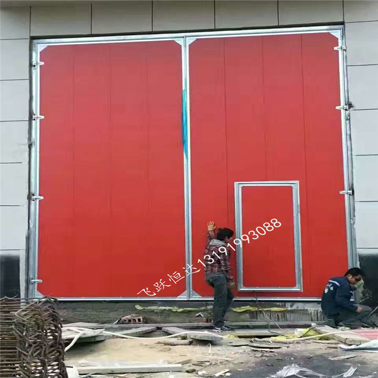 北京车间密闭平开钢大门 重型彩钢夹心工业门 图集大门02j611-2