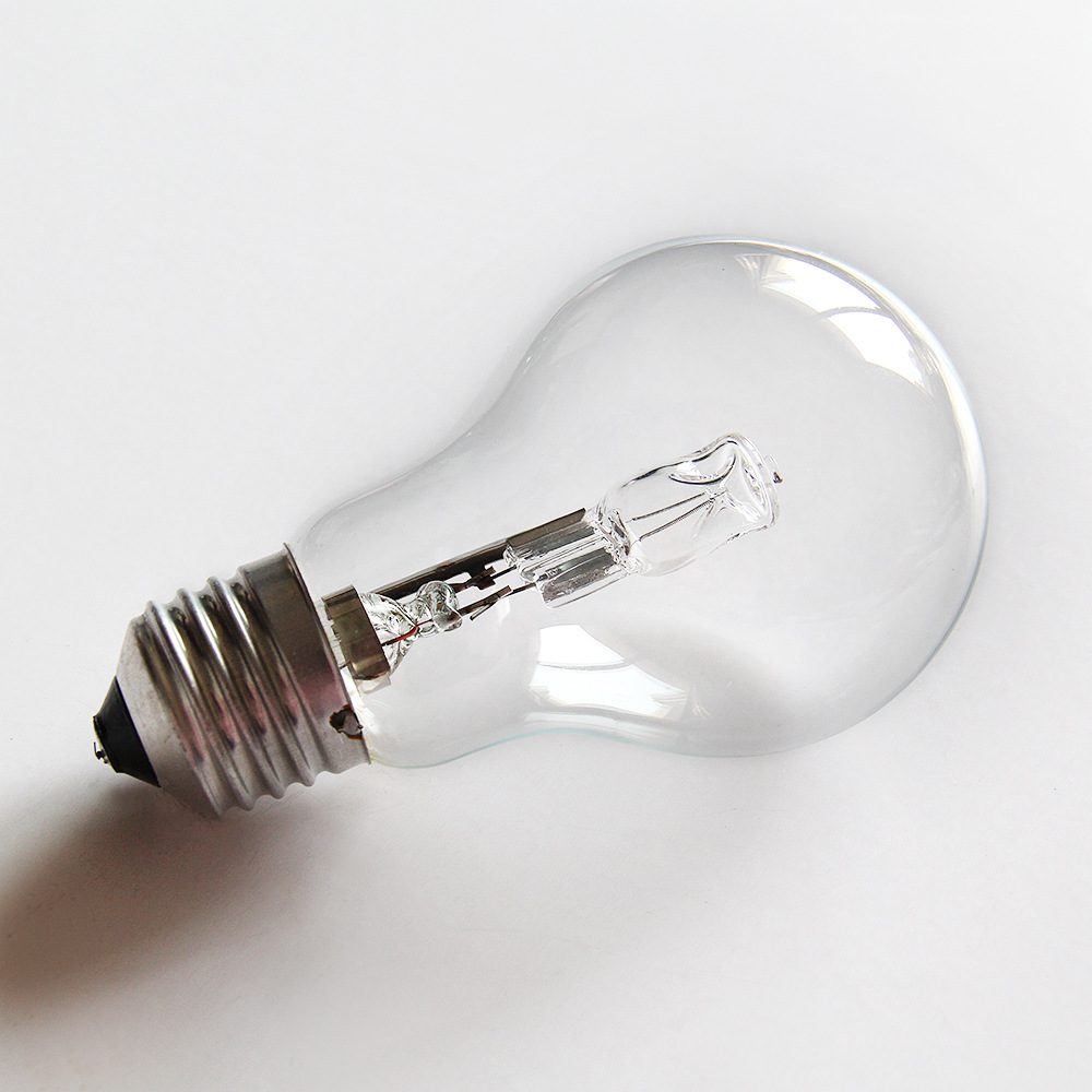 厂家批发 卤素灯泡a55 e27螺口卤钨灯 普通白炽灯泡 照明卤钨灯泡