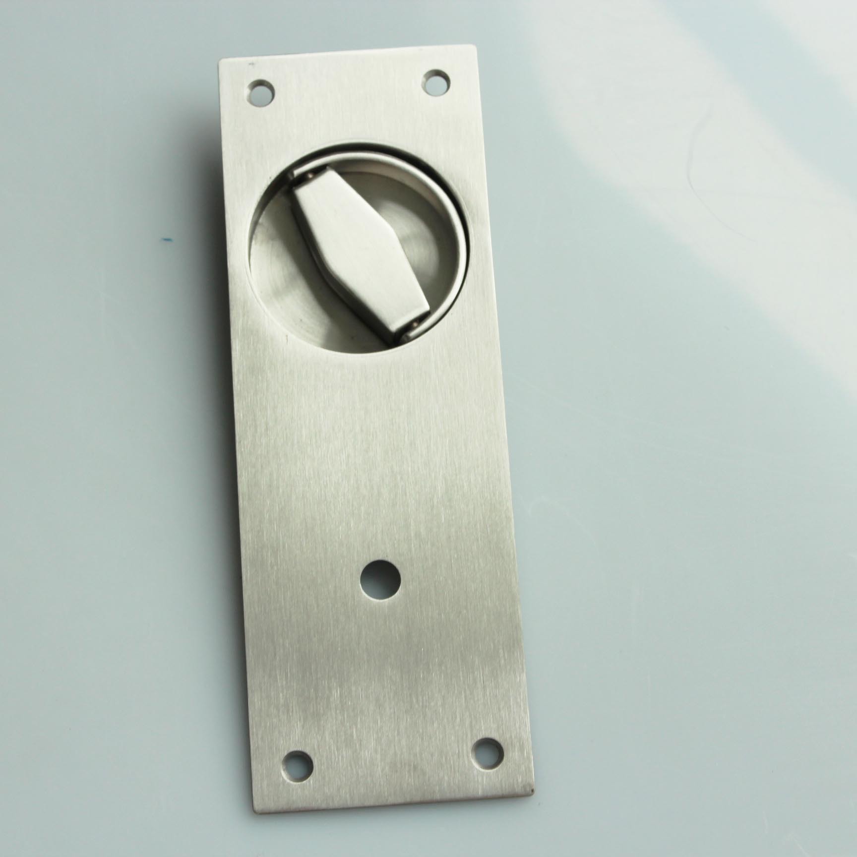 厂家生产304不锈钢拉环管井锁管道门锁面板锁圆形拉定制