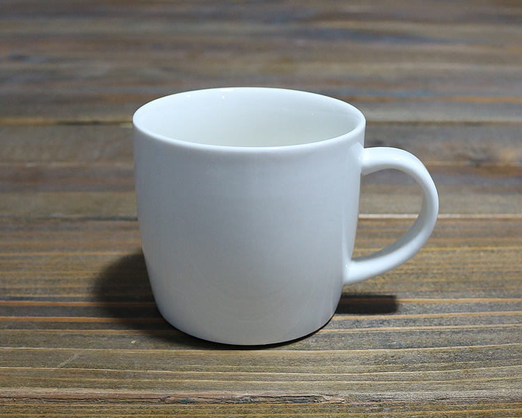 新品 磨砂哑光纯素色高端一口杯 陶瓷水杯 马克杯定制 日用批发