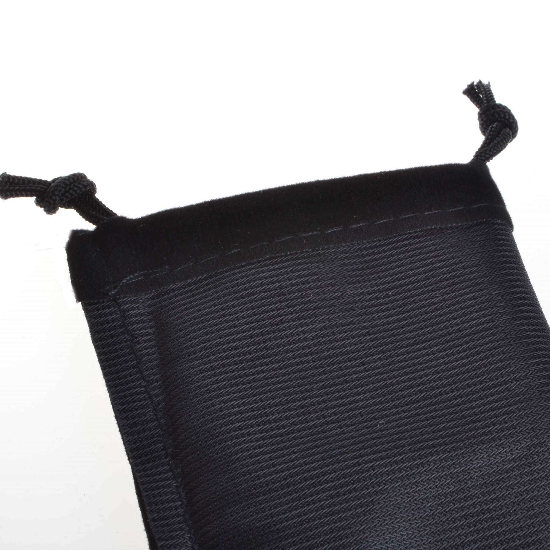 黑色绒布袋 束口首饰袋 耳机袋文玩珠宝玉器饰品迷你小布袋 7x9