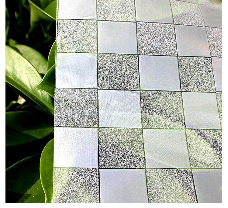 新款玻璃贴膜静电贴膜pvc玻璃窗花贴免胶静电膜隔热静电膜 炫格