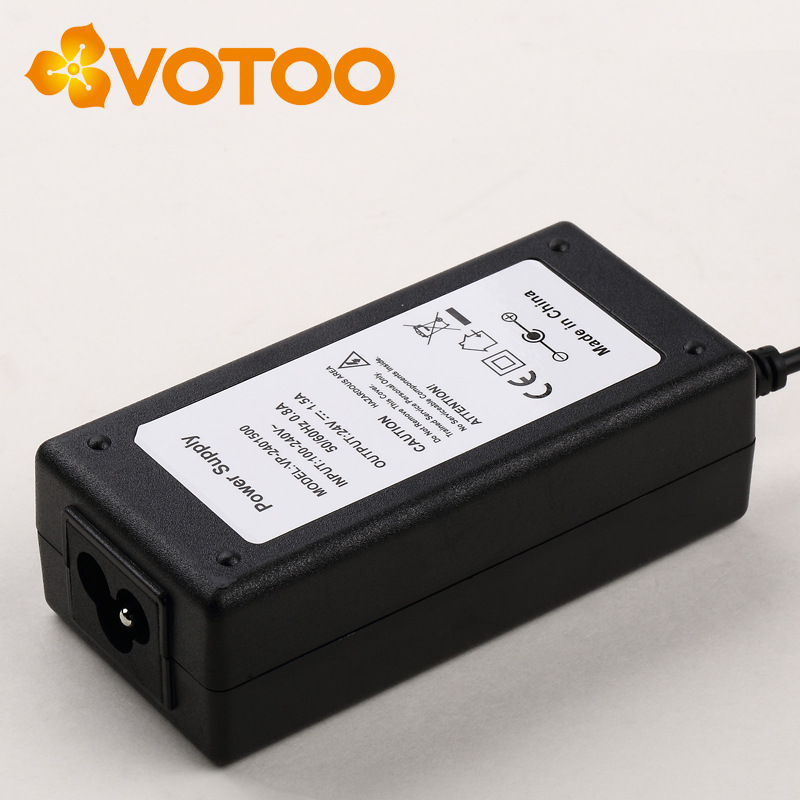 桌面式24v电源适配器24v1.5a标签打印机电源led电源