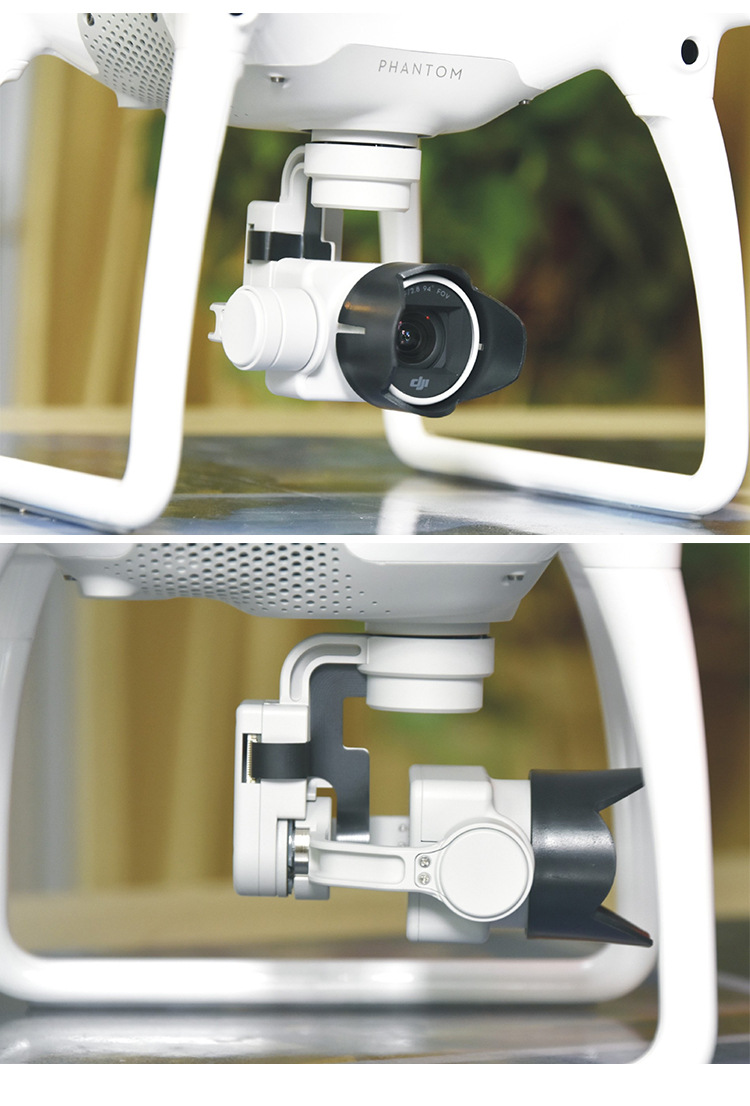 大疆dji精灵phantom3/4 镜头遮阳遮光罩 镜头盖,镜头保护罩 配件