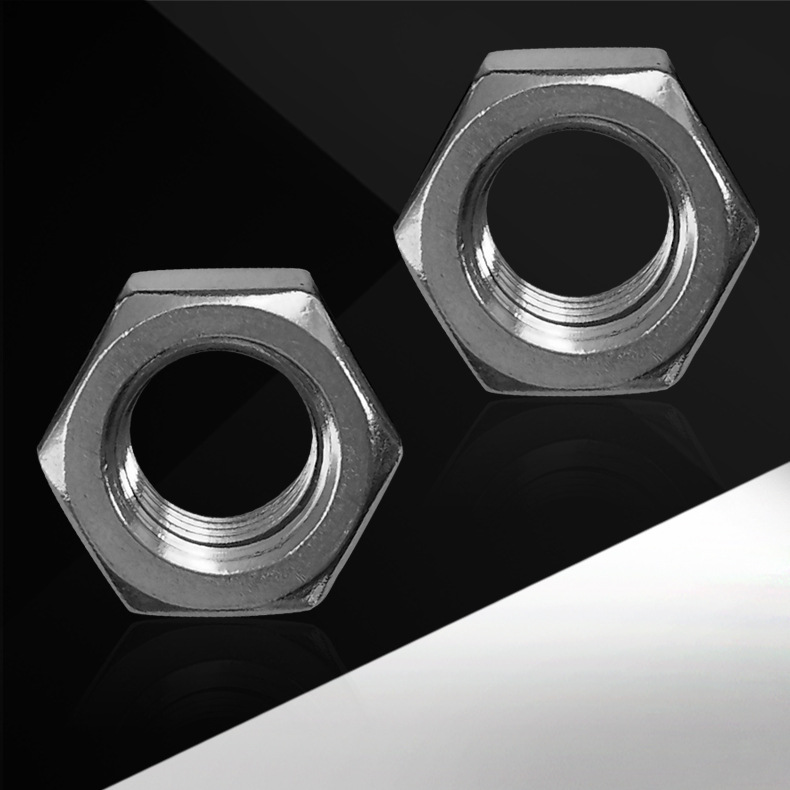 加厚螺母 gb6170 304不锈钢六角厚螺母 批发供应 质量保障