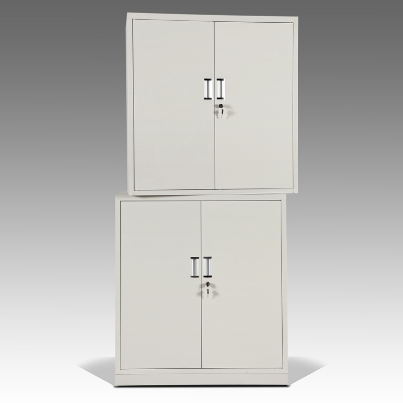 分体双节柜 文件柜铁皮柜 钢制办公储物柜档案柜资料柜厂家直销