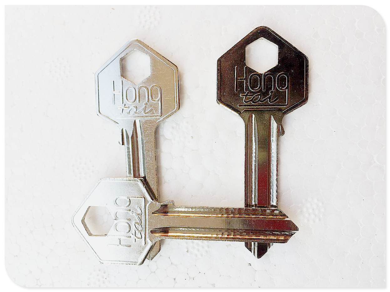 爷佬长六角 钥匙胚厂家 固力钥匙胚 钥匙毛坯批发订做