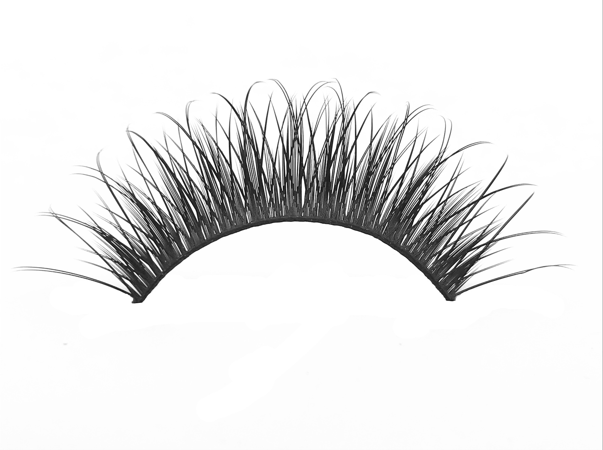 d-1加浓加密自然凌乱款假眼睫毛 多层超浓密纤长舞台假睫毛欧美款