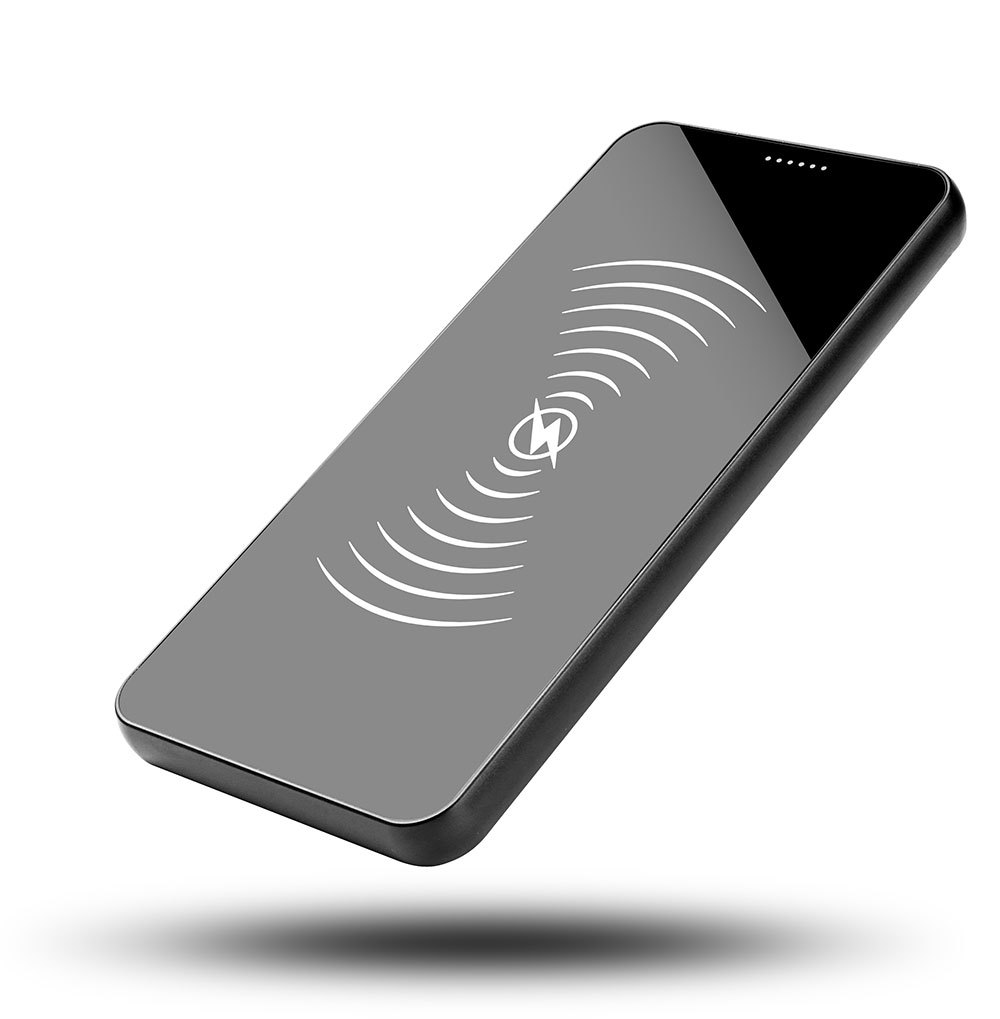 无线移动电源 无线充电宝 qi无线充电器通用型无线充【一件.