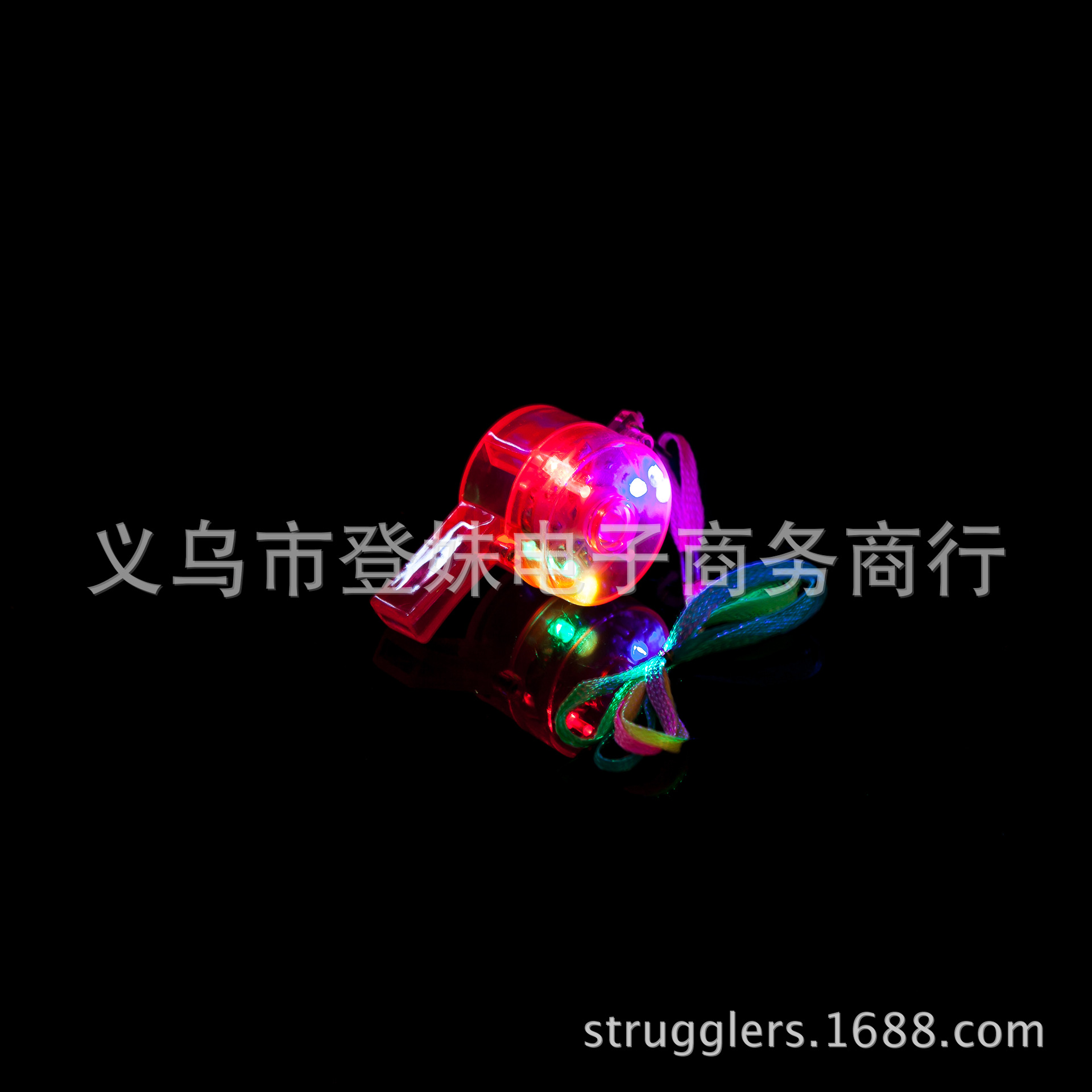 Supply round Luminous Whistle Cheer Flash Whistle Bar Party Atmosphere