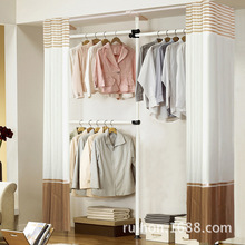 韩式简易衣柜布艺衣橱收纳钢架布衣柜钢管加粗加固现代组装挂衣柜