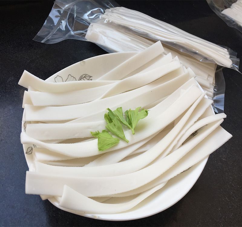 明瑞格白韭叶粉条,江浙广州等地称之为"明瑞格宽粉