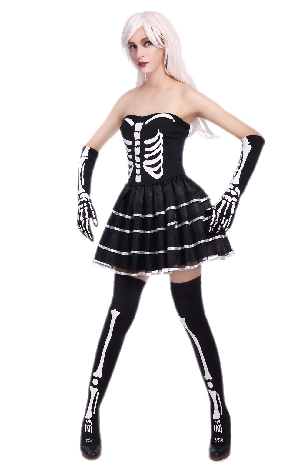 女骷髅套装图片
