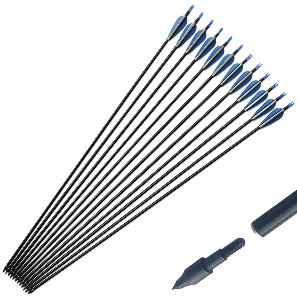 卷杆玻纤箭 螺纹卷制玻纤箭 可换头 玻璃钢箭 弓箭箭支射箭-阿里巴巴