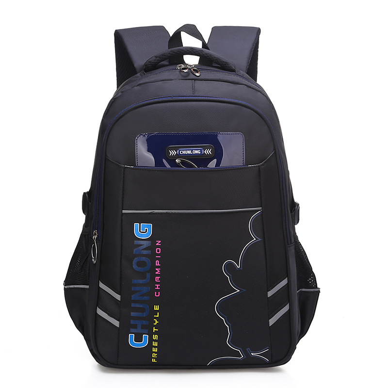 Factory Wholesale New Primary School Student Schoolbag Grade 1-6 Boys Safety Reflective Burden Relief Spine Protection Children's Book