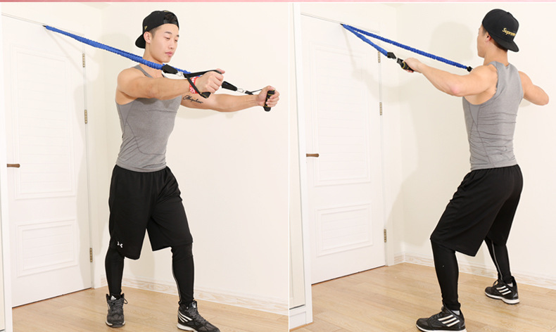 弹力绳男士健身