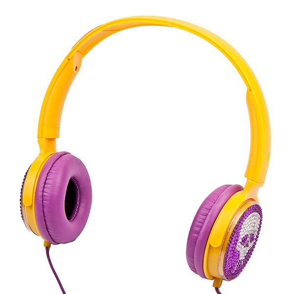 2017爆款镶钻头戴式耳机高档礼品厂家直销批发h02709