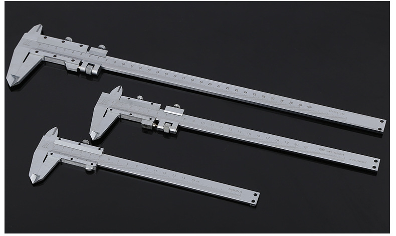 批发【成量游标卡尺】 不锈钢游标卡尺 0-150/200/300高精度卡尺