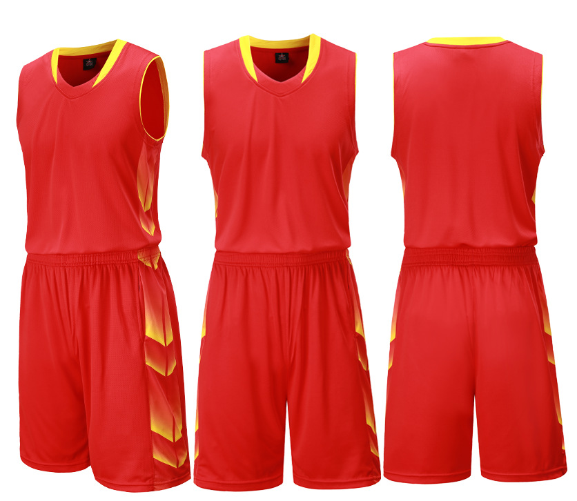 新款篮球服套装 定制男diy字印号队服 招代理 一件代发招代理