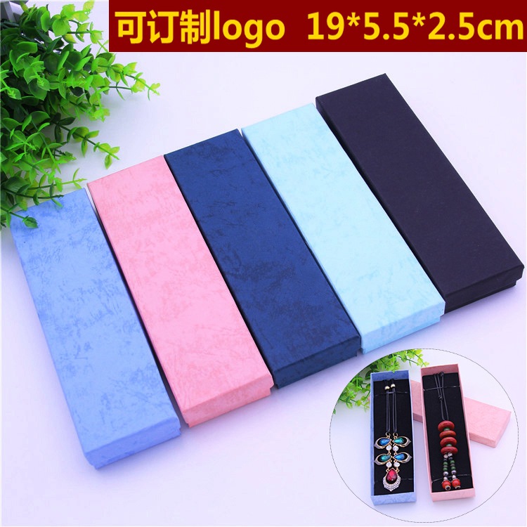 Printable Logo Tiandigai Hairpin Box Universal Comb Bookmark Gift Box Rectangular Necklace Jewelry Box