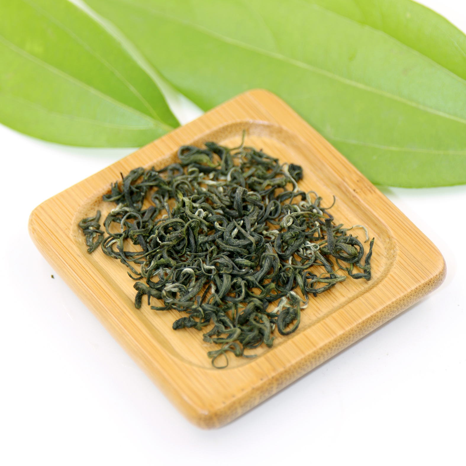 2018峨眉山绿毛峰毛尖碧螺春型散装绿茶卷曲型炒青高香毛峰统卷