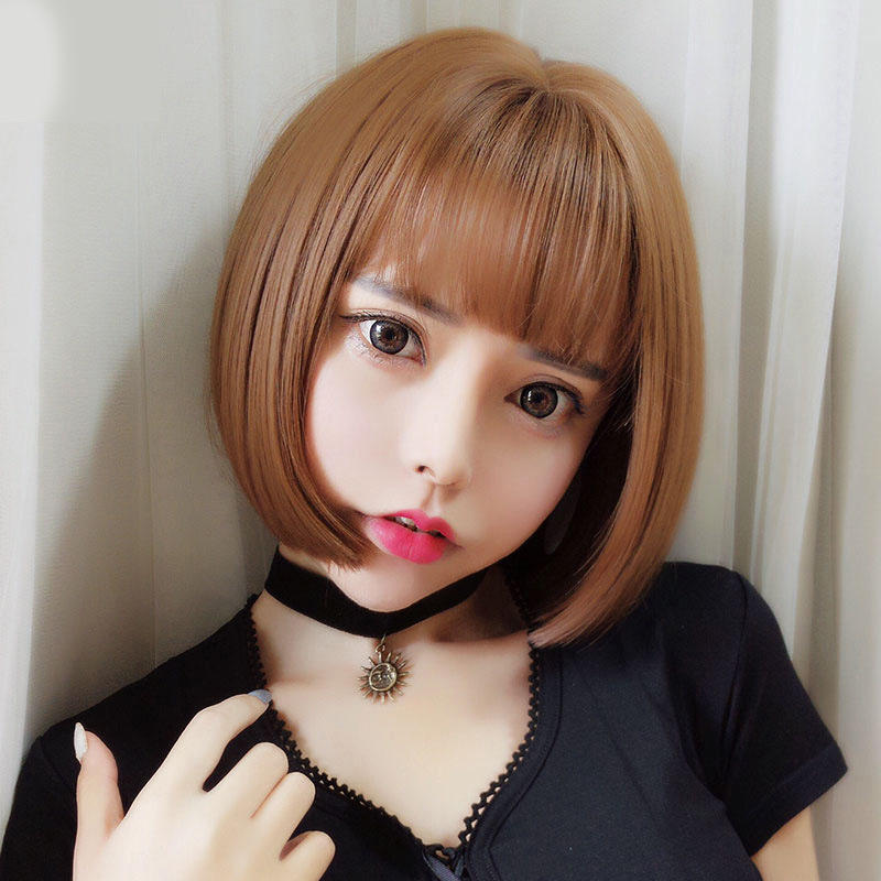 女士假发bobo头蓬松修饰脸型短直发 假发套 现货 批发工厂