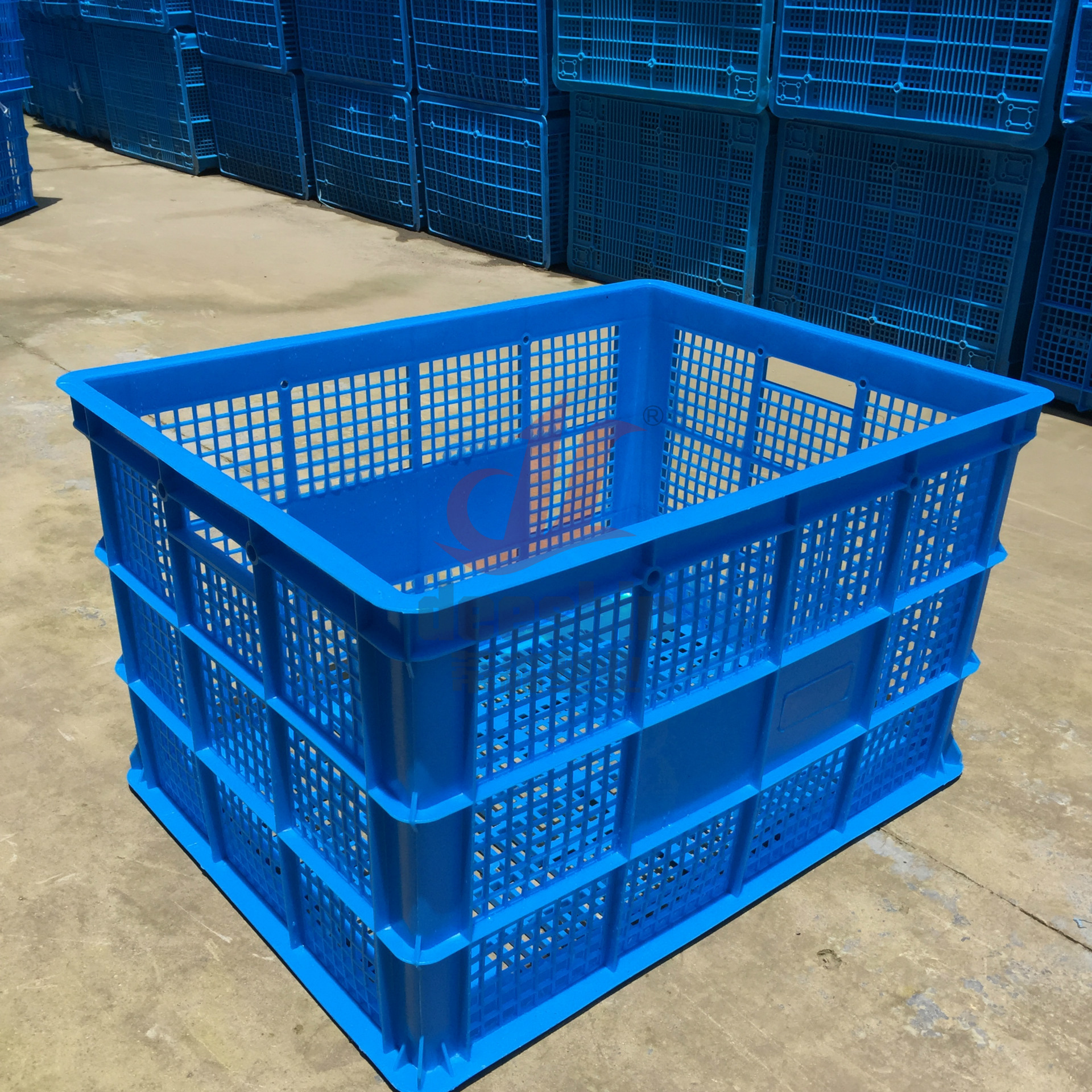 780塑料筐 大型镂空塑料药材筐780*580*470塑胶顺丰快递分拣筐