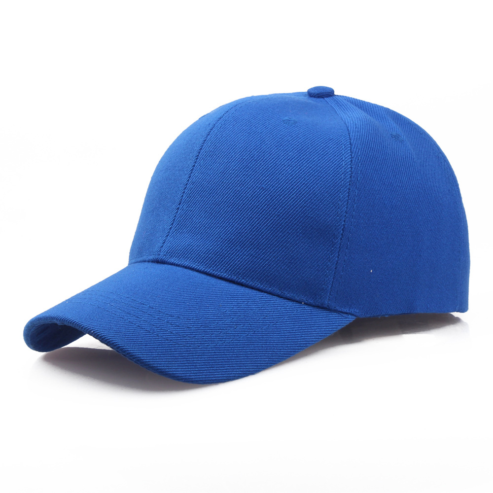 Spot Thickened Solid Color Blank Peaked Cap Hat Work Cap Advertising Cap Baseball Cap Men's and Women's Hats