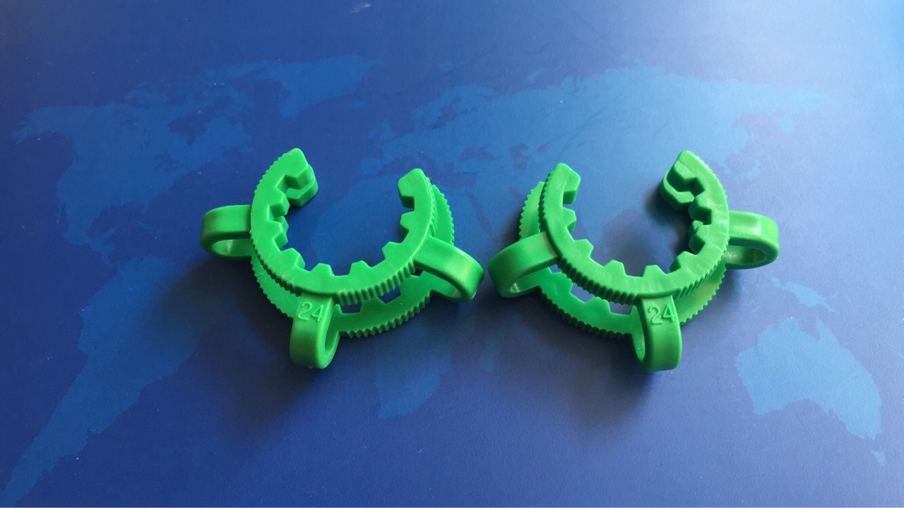 厂家直供塑料接口夹,标准口夹,塑料磨口夹24号,0.9-1.3元