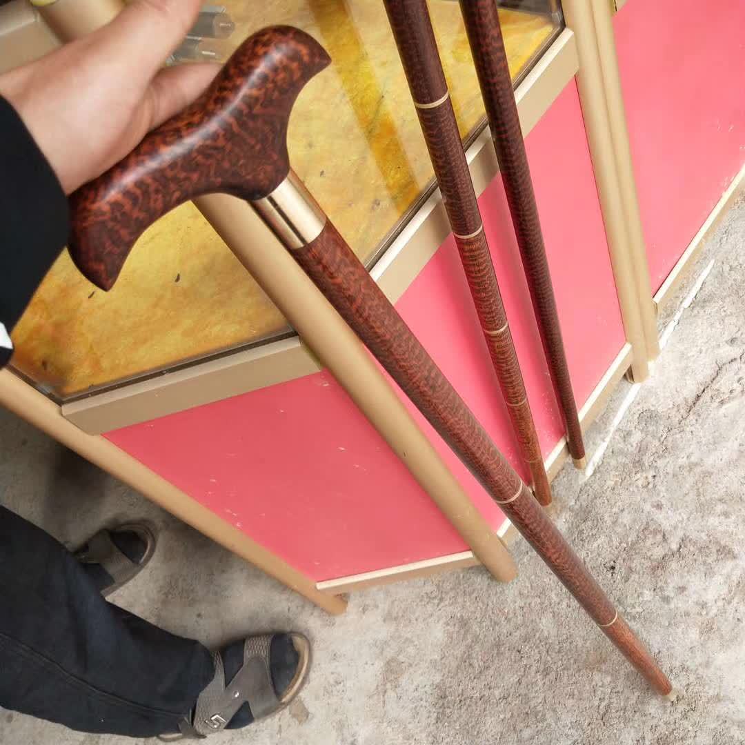 正品南美洲蛇纹木拐杖木质实木拄杖送老人手杖寿礼礼品礼物直销